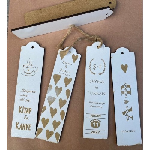 MDF Kitap Ayracı